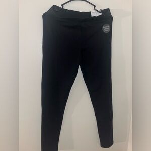 Thick fleece leggings.